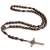 Retro necklace handmade, rosary, beads, accessory, European style, wholesale