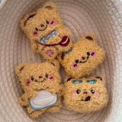 卸売かわいい加工クマ人形ペンダント装飾ブローチペンダントキーホルダーペンダントバックパック女の子人形