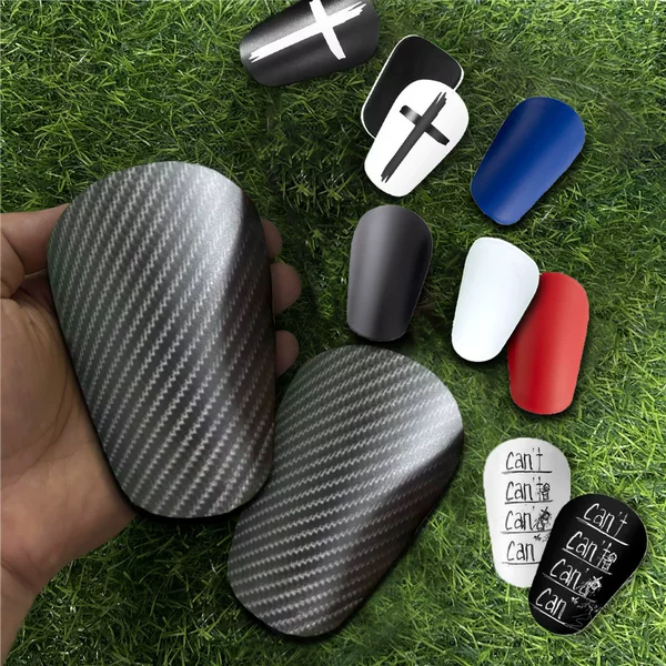 Cross-Border Men's Mini Soccer Shin Guards, Thickened Unisex Soccer Shin Guards, Insert-Type Protective Pads for Adults