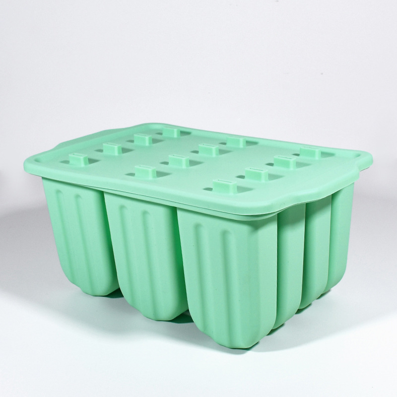 12-in-one ice cream mold green (no wooden stick)