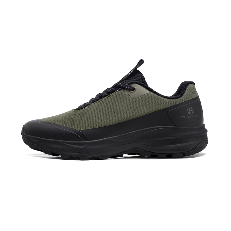 Zapatos de montaña al aire libre de explosión transfronteriza, zapatos de montaña antideslizantes y resistentes al desgaste para hombres, zapatos de montaña de crucero, amortiguación ligera y transpirable