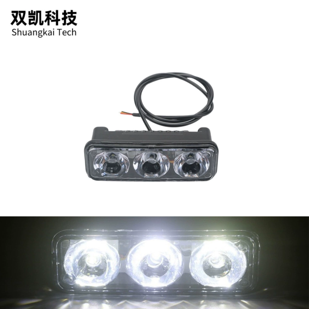 Автомобиль всегда светит 3LED Дневные ходовые огни 3светодиодные дневные огни Автомобильные огни Ночные ходовые огни