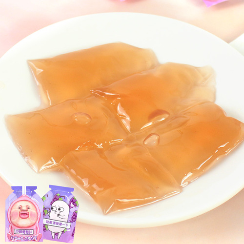 Squeeze Peach Jelly, Konjac Jelly, Low Fat, Low Calorie, Meal Replacement Jelly, Internet Star Children's Snack