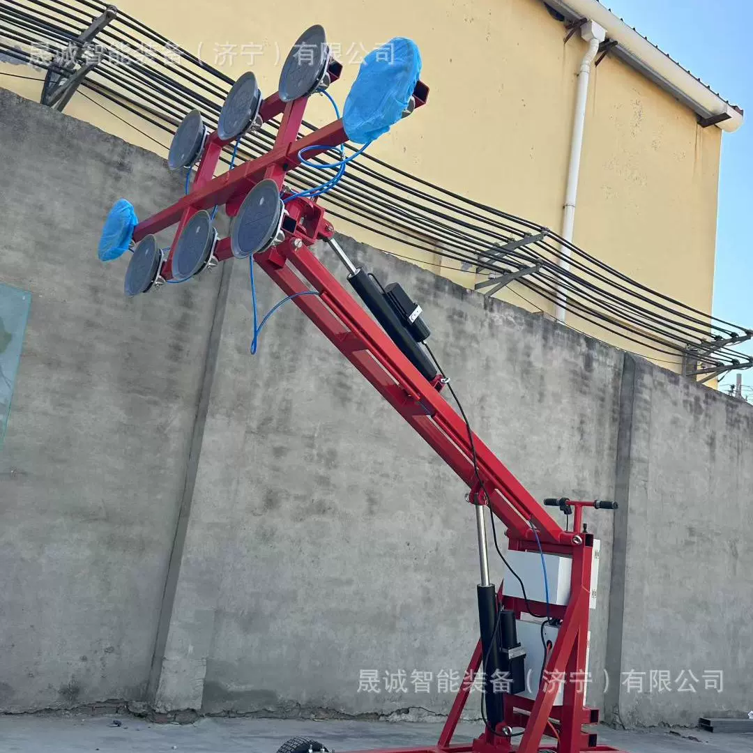 跨境电动玻璃搬运车电动玻璃幕墙安装可旋转翻转幕墙玻璃机械臂手