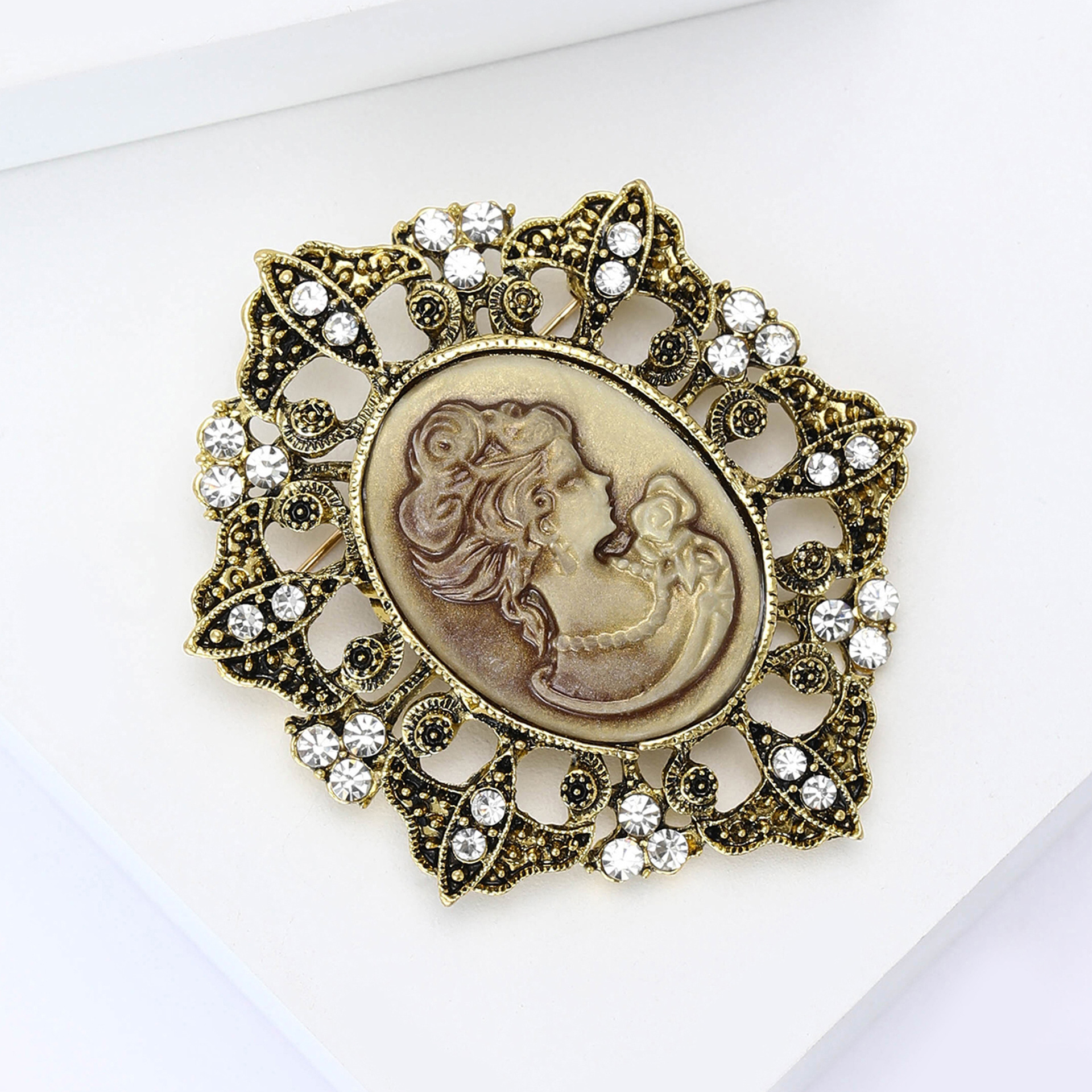 Women's Gender Vintage Style Classic Style Pin Human Alloy Women's Brooches