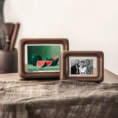 Wooden double-sided transparent DIY pressed flower framing mini photo frame for children's wedding photos printing with frame and table decoration