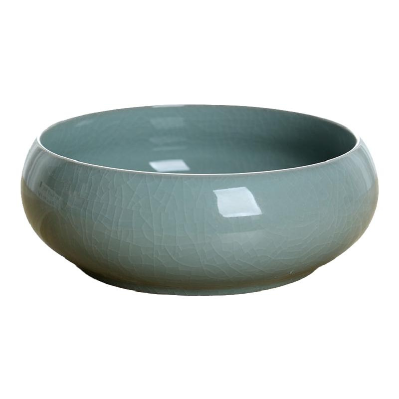 9v7t哥窯大サイズ茶洗陶磁器茶かすかめ家庭用工夫茶器部品水洗い茶カップ盆器小水|undefined