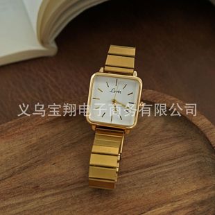 LSVTR Niche Bamboo Sticks Square Watch Women's Simple Fashion Big Dial Temperament Senior Female Student