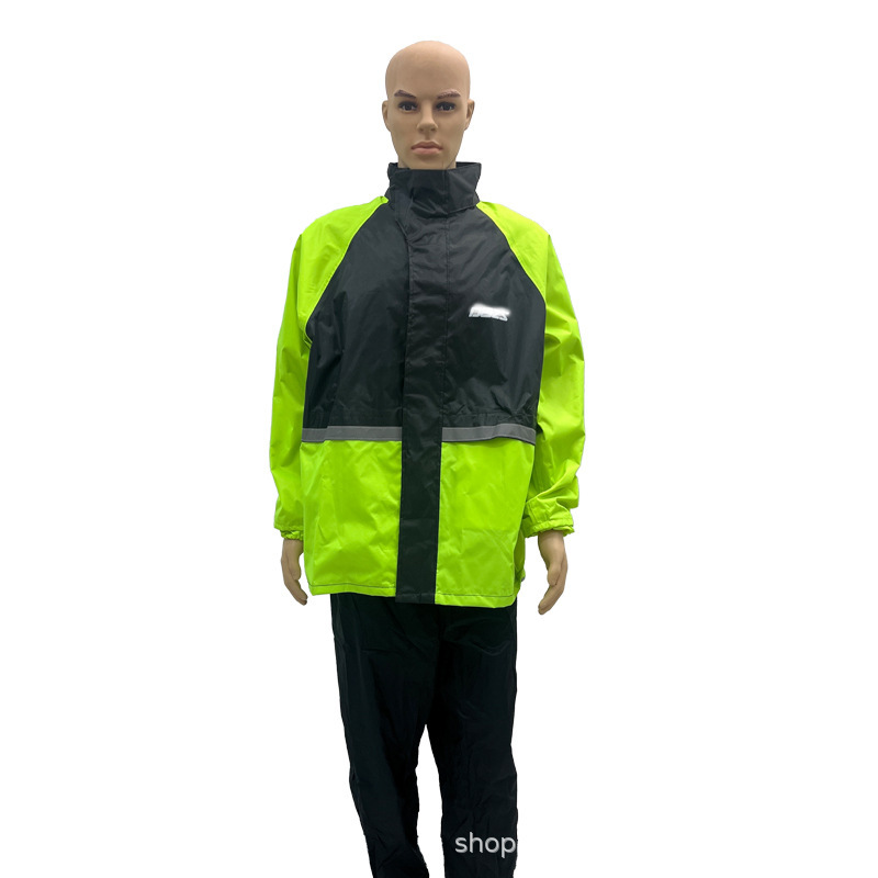 Foreign Trade Customized Southeast Asia Split Raincoat Suit Oxford Cloth Yamaha Reflective Motorcycle Reflective Raincoat
