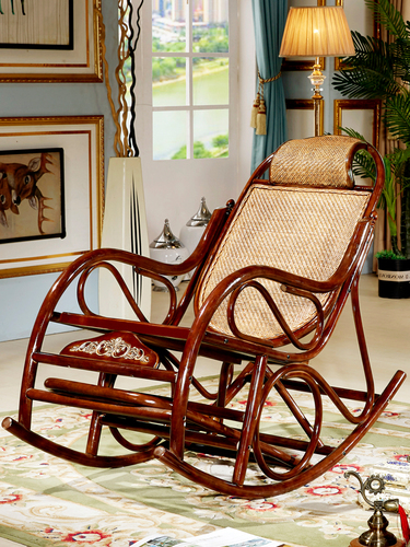 Wholesale rattan chair, lazy rattan chair, home adult elderly leisure chair, rattan art reclining chair