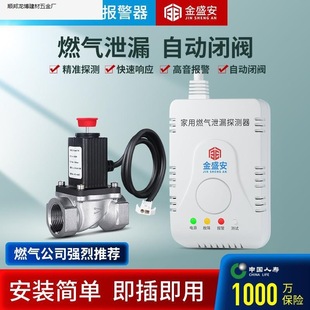 Gas alarm household electromagnetic cut-off valve kitchen natural gas liquefied gas gas gas leakage gas automatic cut-off