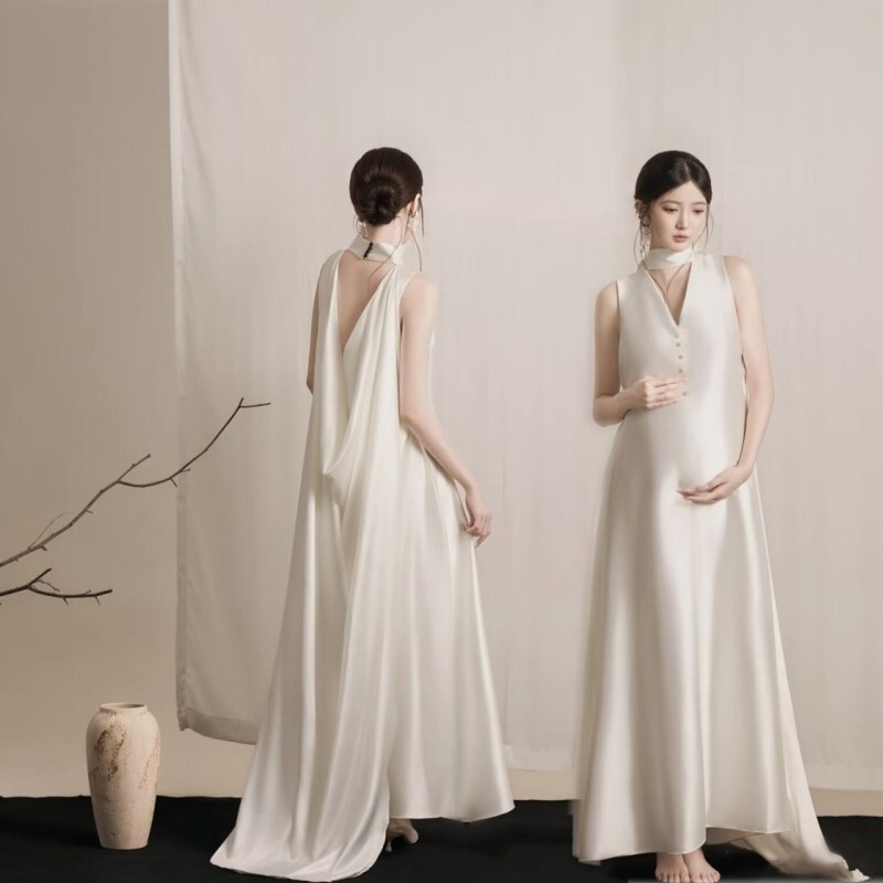 Maternity Photo Studio New High-End Maternity Mommy Belly Photo Fashion Dress Maternity Photo Clothes for Home Shooting