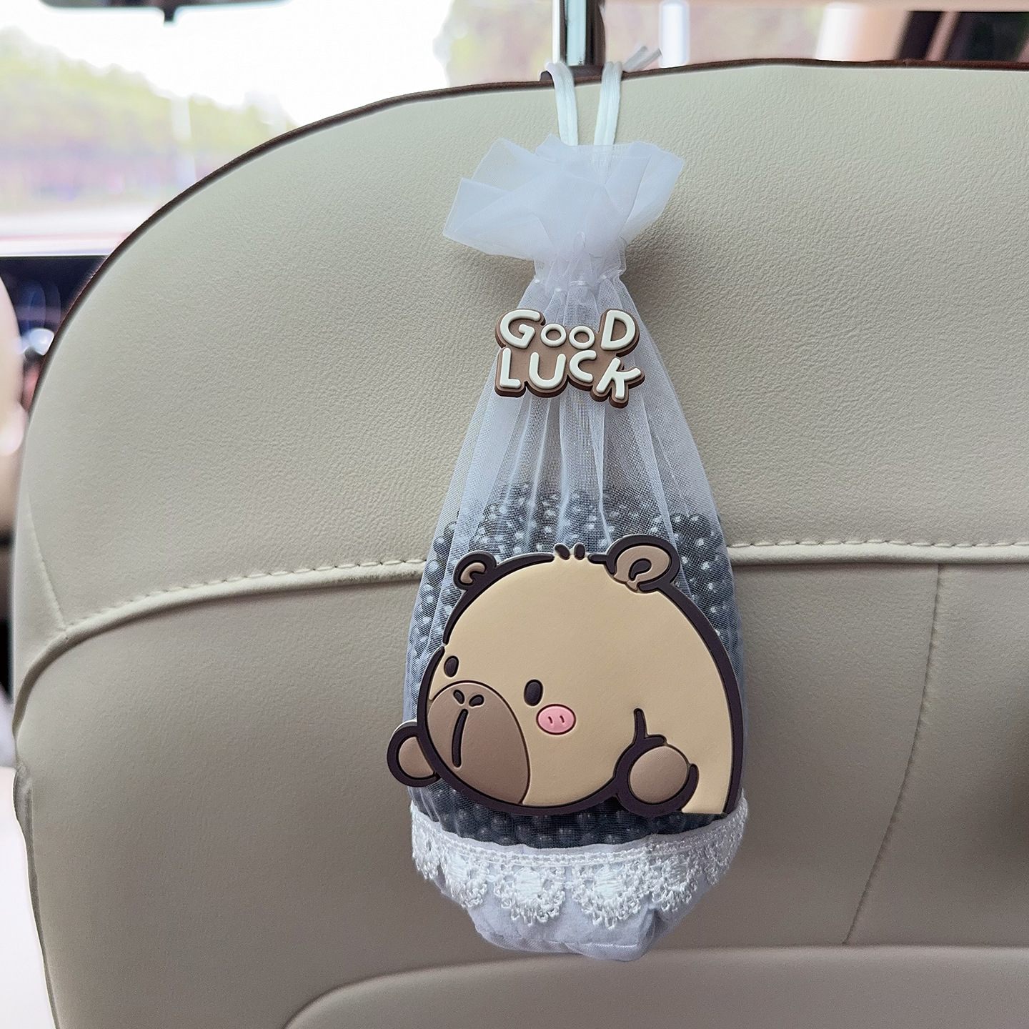 Aika – Aktiv kömürlü qoxu uducular Carbon Car Air - capybara-bamboo-charcoal-bag