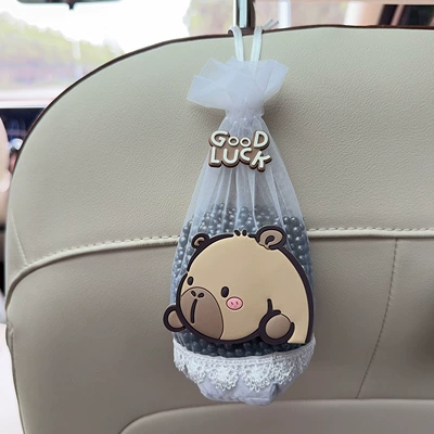Aktiv kömürlü qoxu uducular Activated Carbon Bag for New Cars to - capybara-bamboo-charcoal-bag