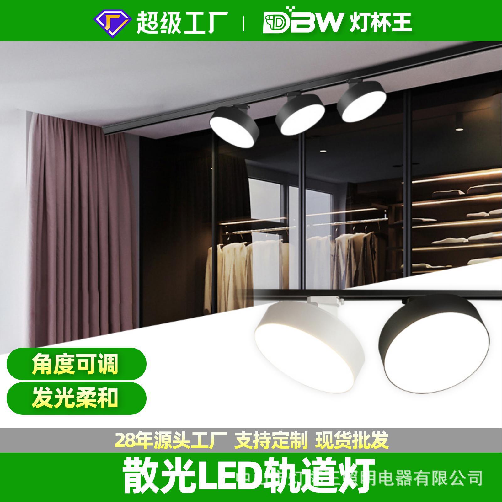 Astigmatismo luz de la pista proyector LED Live Studio Super brillante tienda de ropa de Iluminación Comercial carril guía tipo downlight luz de relleno