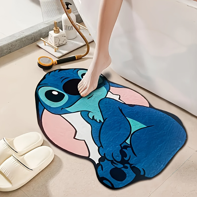 Cross-Border Temu New Hot-Selling Cartoon Stitch Series Special-Shaped Floor Mats Bedroom Thickened Skin-Friendly Bedside Blankets Dropshipping