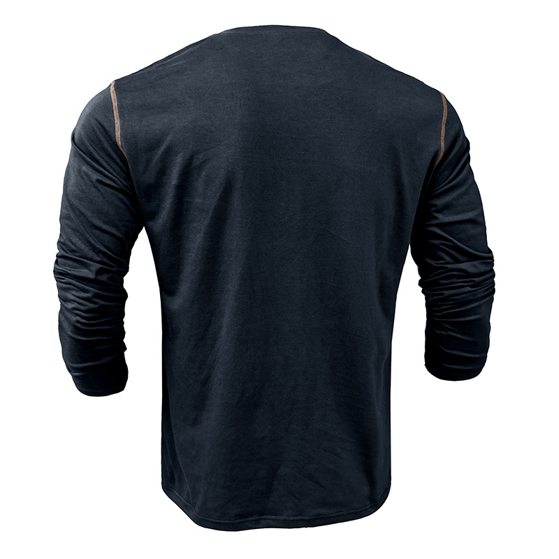 Men's Hoodies Long Sleeve Button Casual Solid Color display picture 33