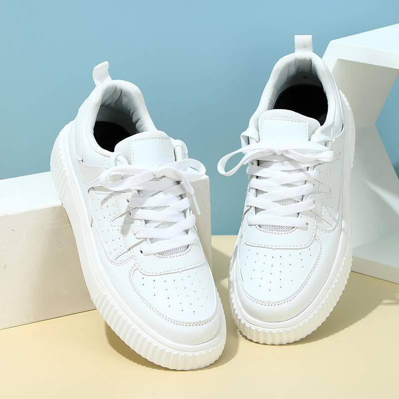 Donna Uomo Scarpe in pelle Scarpe da tennis Scarpe da passeggio Sneakers Suola in gomma sintetica Calzature comode antiscivolo_voghion.com