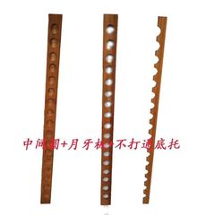 メーカー卸売り竹製貨物棚釣竿は展示棚94センチの三日月板の底に中間の円孔板を置く