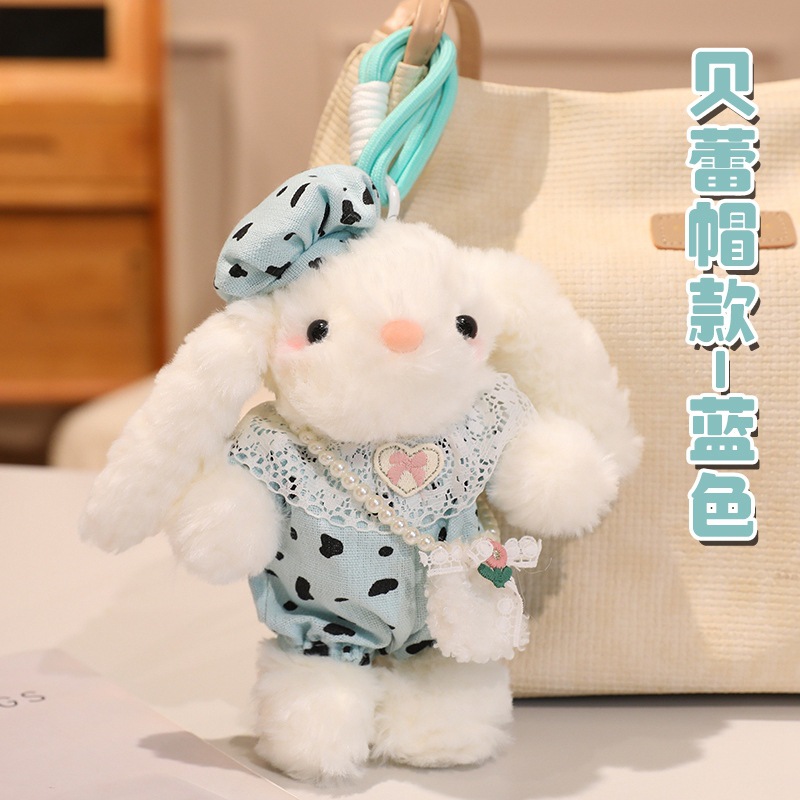 Nuevo lindo cambio West Highland peluche muñeca colgante llavero al por mayor bolsos de chicas colgante muñeca al por mayor