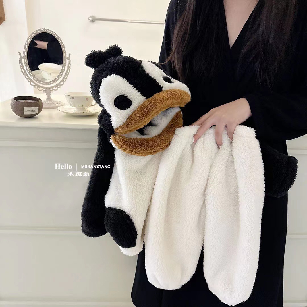 Children's Penguin Suit 24 Autumn and Winter Boys and Girls Home Clothes Two-Piece Set Super Cute Cosplay Jacket Can Be Weared Outside
