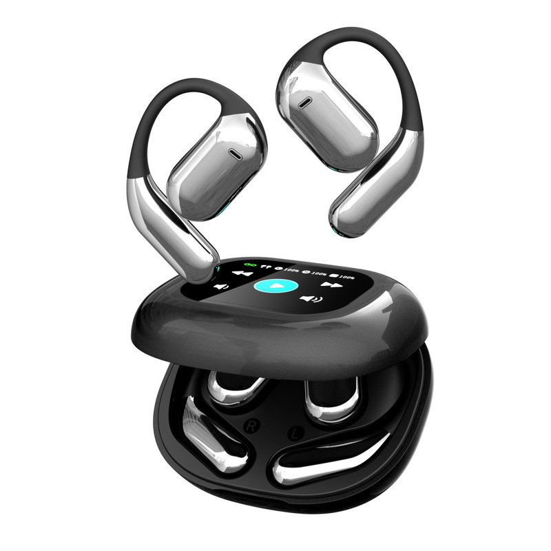 プライベートモデルワイヤレス Bluetooth 耳掛け非インイヤーオープンノイズリダクション通話会議録音 AI スマート翻訳ヘッドセット|undefined