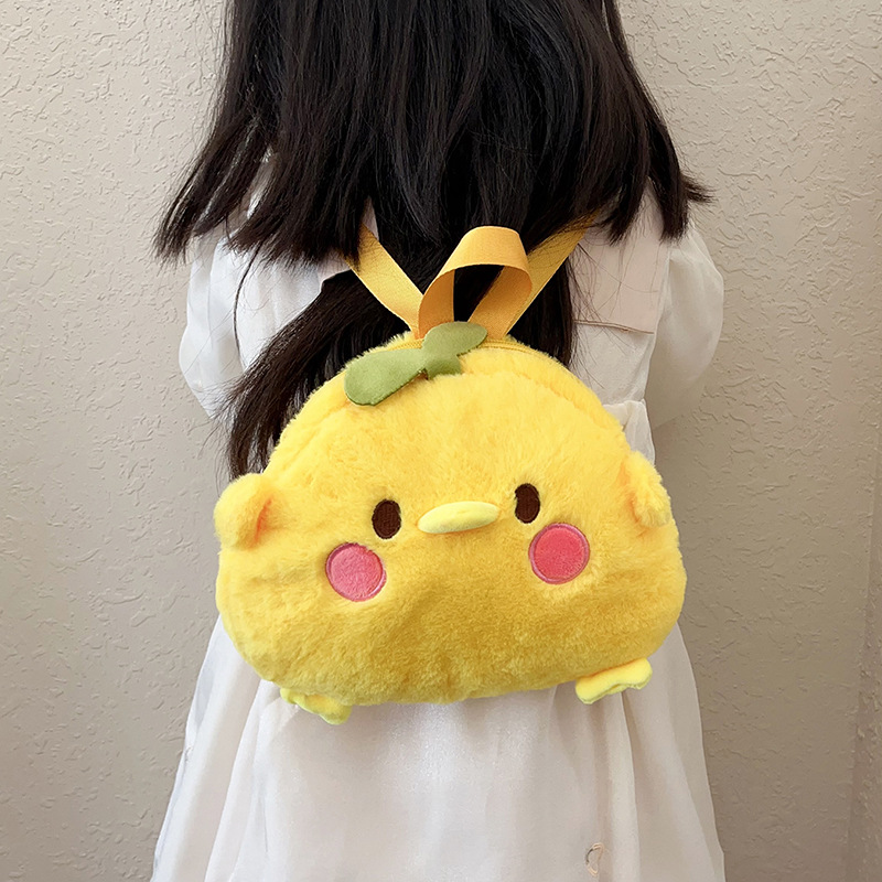 New Plush Children's Backpack Japanese Cartoon Doll Bag Boys and Girls Backpack Grab Doll Bag Children's Day Gift