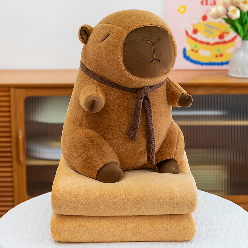 Manta de aire acondicionado de dibujos animados, almohada, edredón, almohada de siesta multifuncional dos en uno, venta directa de fábrica, comercio exterior al por mayor