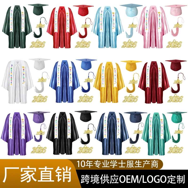 Детская академическая форма для детского сада и начальной школы, трикотажные выпускные костюмы, сценические наряды, прямые поставки с фабрики, 2026 год