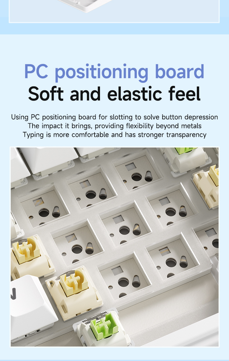 Tastiera meccanica personalizzata AULA Tarantula F75 Wireless Bluetooth 2.4 Il terzo esame simulato Full Key Hot Plug_voghion.com