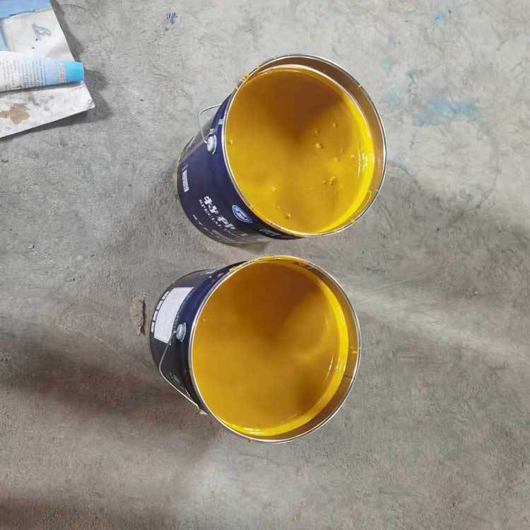 Yellow Topcoat Acrylic Polyurethane Paint with High Gloss and Color Retention, Suitable for High-Hardness Steel Structures and High Weather Resistance