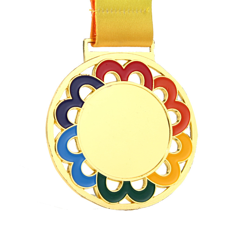 Medalla de jardín de infantes medalla arcoíris regalos creativos para niños regalos de competición escolar sistema de medalla de oro