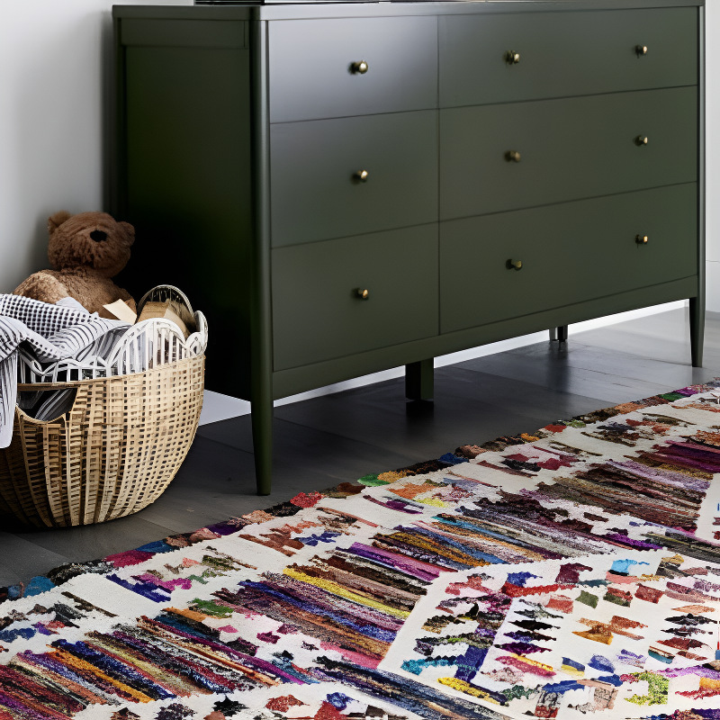 Cesta de almacenamiento de ropa de caña Cesta de almacenamiento de ropa de cajas de almacenamiento de pantalones Caja de almacenamiento de juguetes para habitaciones infantiles domésticas