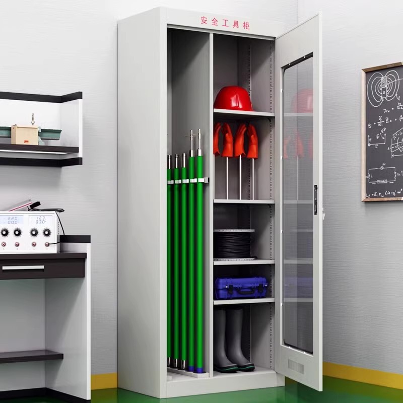 Complete test set of electrical safety tool cabinets, high-voltage switchgear room distribution cabinet dedicated heavy-duty insulated tool cabinet