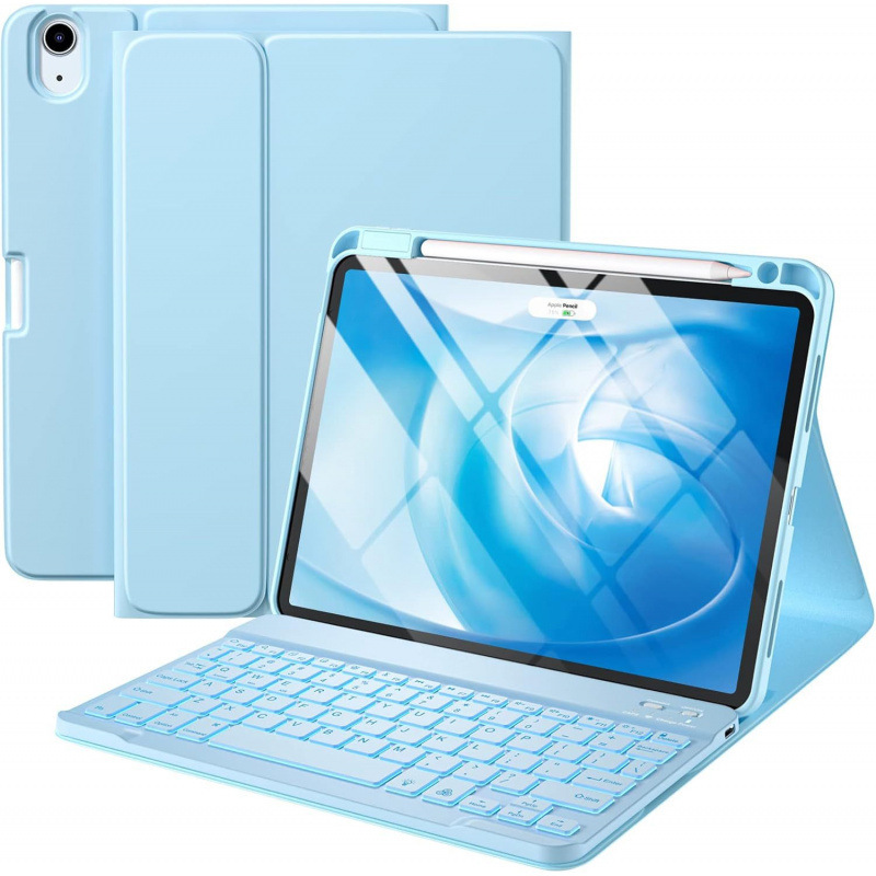 ipad10世代キーボードレザーケースipad9air611タブレット保護ケースair456右ペンスロットケースに適しています|undefined