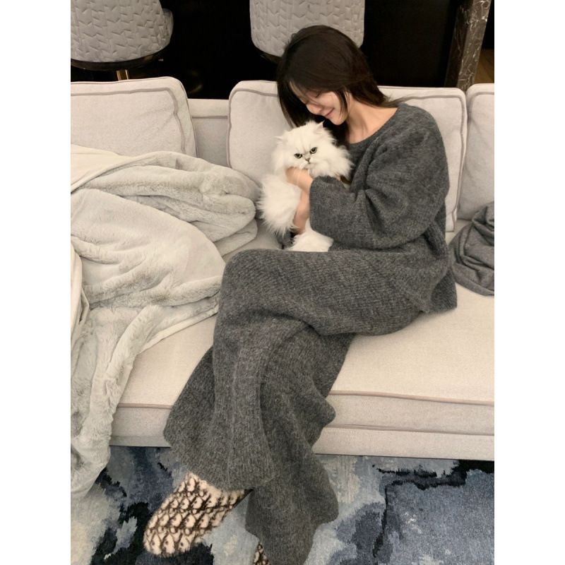 特大サイズ300斤韓国の半分のベルベットのパジャマ女性は秋冬にベルベットのベルベットの家庭服セットを着ることができる|undefined