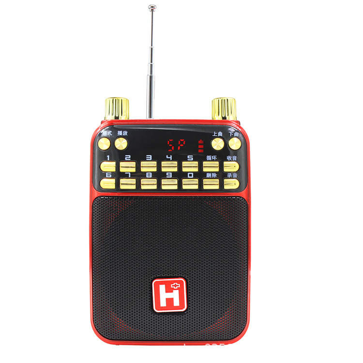 金正275a fmカードラジオ老人専用音楽プレーヤー大音量ポータブルスピーカー|undefined