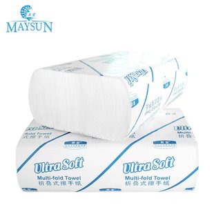 Meixuan toilet paper single layer thick layer 200 sheets/bag flexible wet water is not easy to rot household toilet hotel restaurant