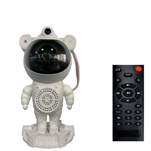 Astronaut Bluetooth starry sky projector lamp USB full-color star and moon white noise astronaut laser atmosphere night light