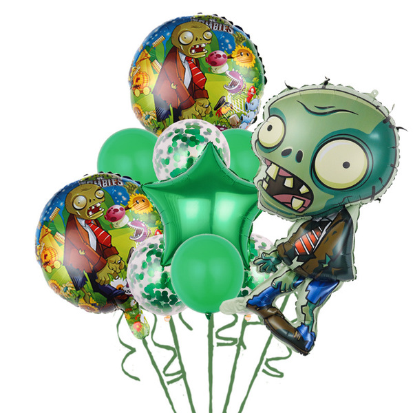 cartoon Plants vs. Zombies