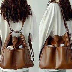 オリジナル春のソフトカバーバッグ女性大容量三用リュックサック