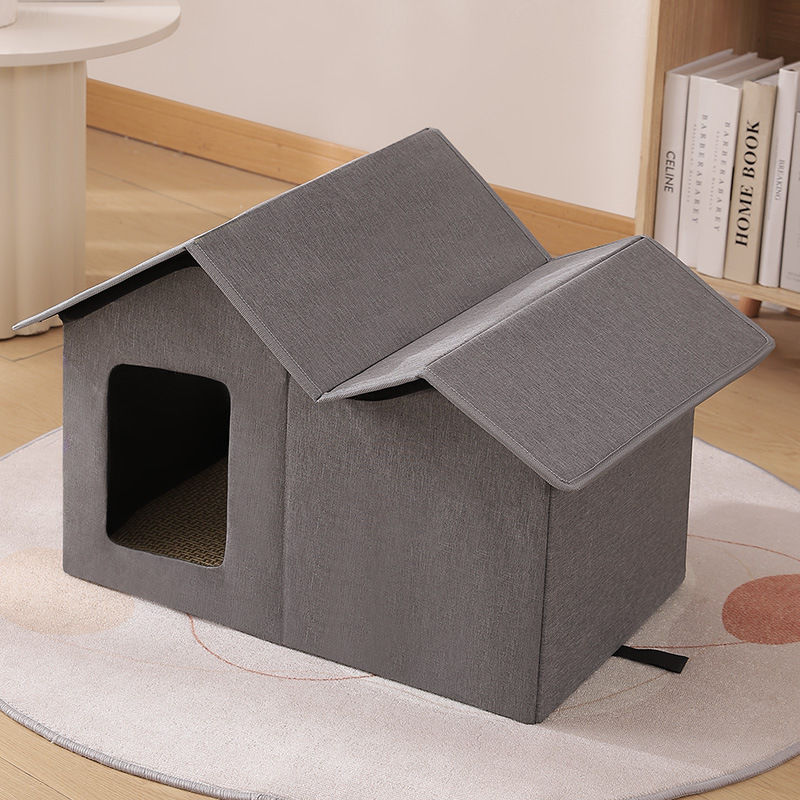 Casa de gato vagabundo transfronterizo al aire libre tienda a prueba de frío a prueba de lluvia gato de cuatro estaciones desmontable general mascota casa de gato de gato de gato