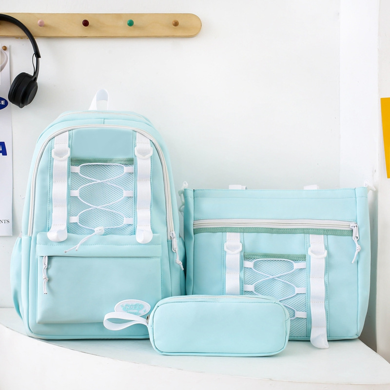 Mochila escolar niña coreana escuela secundaria japonesa mochila simple moda escuela primaria mochila de gran capacidad estudiantes de secundaria ins