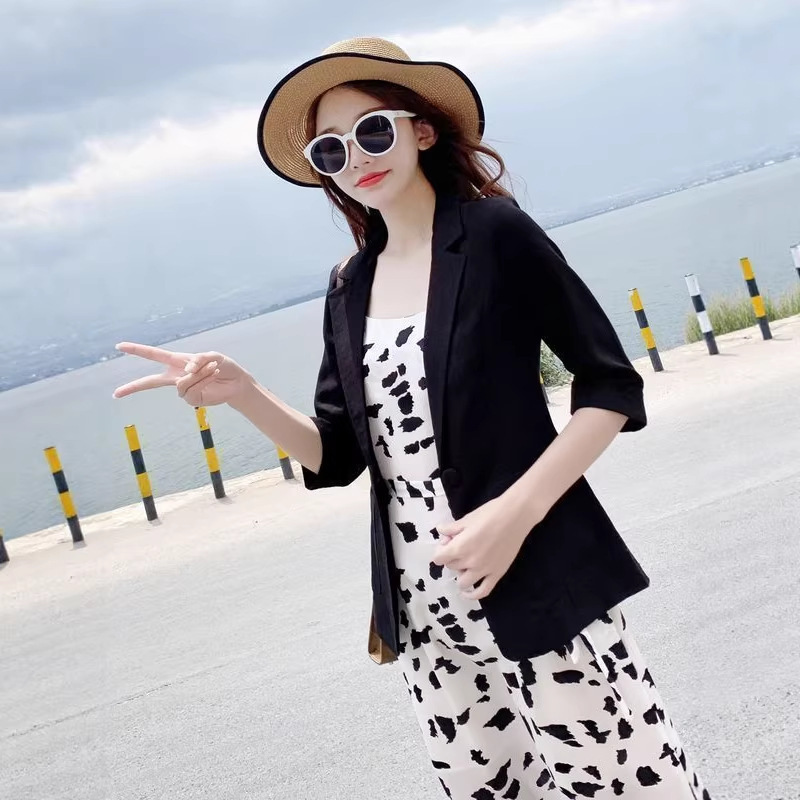 Thin Blazer, High-End Lightweight Suit, 2025 Spring/Summer New Style, Solid Color Casual Versatile Blazer Jacket Thin Blazer, High-End Lightweight Suit, 2025 Spring/Summer New Style, Solid Color Casual Versatile Blazer Jacket