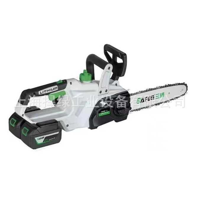 三锋SF8J113-A无刷锂电池电链锯14寸大功率充电电锯全自动家用