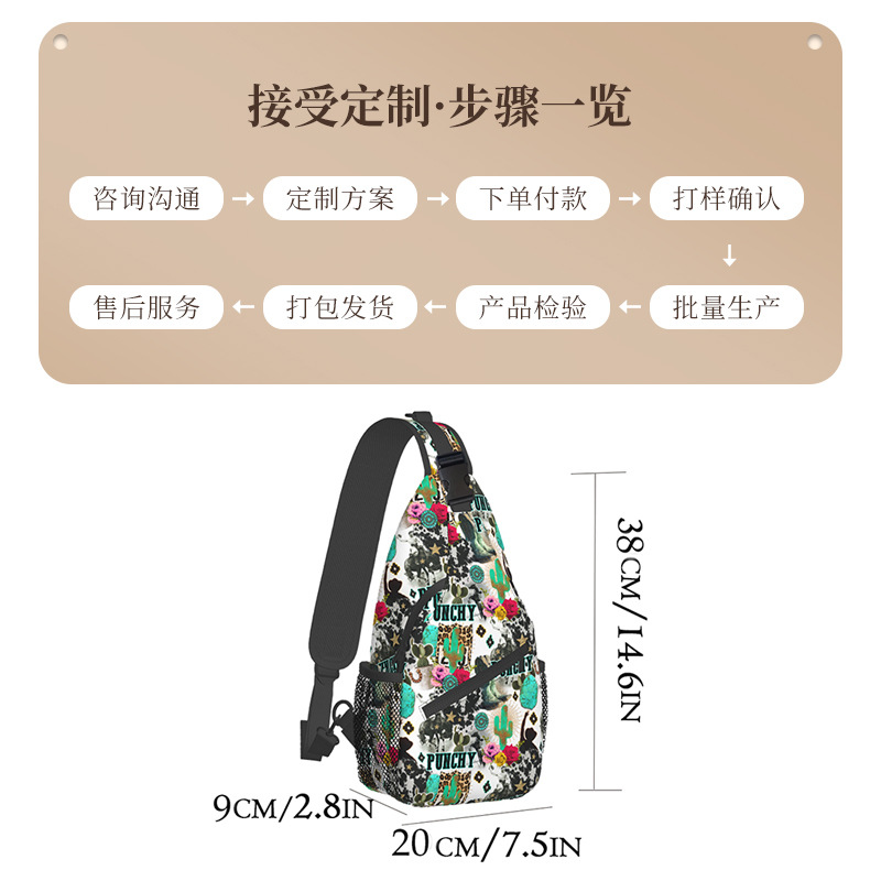 Bolso de Pecho Deportivo para Hombre de Tela Diagonal para Uso Diario