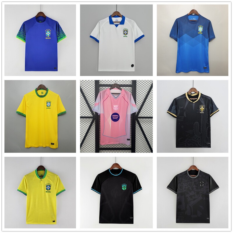 Cross-Border Thai Version of Football Jerseys and T-Shirts: Inter Milan, Barcelona, Arsenal, Tottenham, Brazil Special Edition Fan Version Thai Version