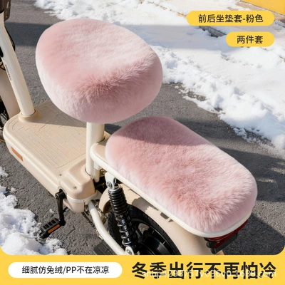 Model for Electric Scooters, Electric car cushion - front-seat-rear-seat-pink