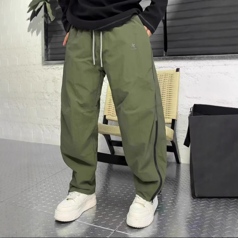 Double-Layer Pants with Fleece, Warm and Windproof, Winter Thickened Cargo Outdoor Casual Pants