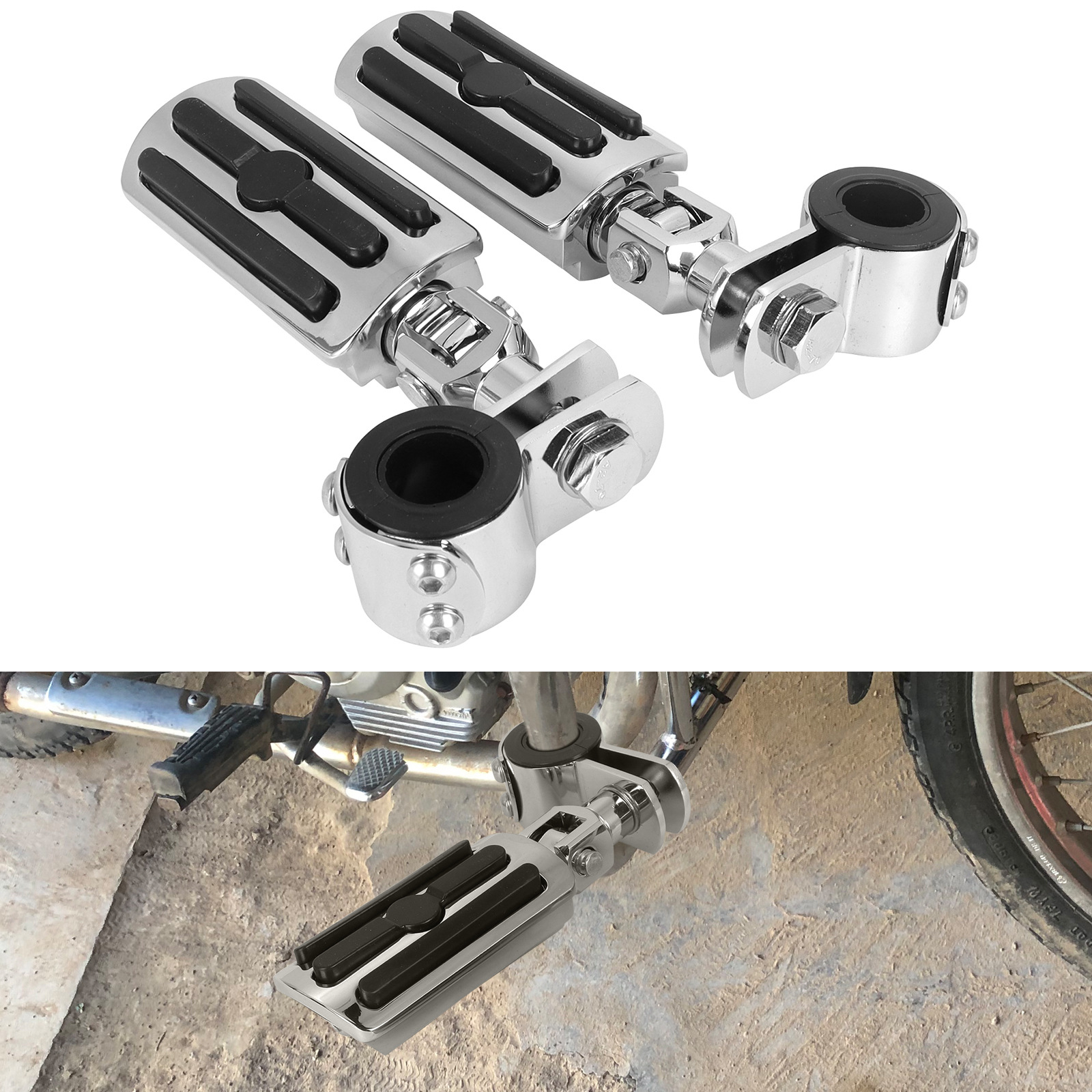 Motorcycle Accessories Footrest Bracket Plate Footrest Pedal Harley Footrest 883 Fat Boy Dyna Modified Footrest Pedal